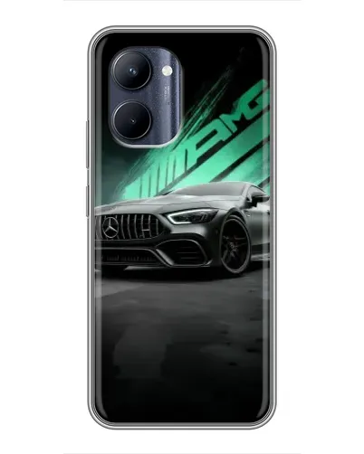 Чохол для Realme C33 з картинкою «Темний Mercedes AMG»