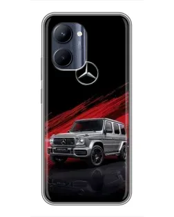 Чохол для Realme C33 з картинкою «Mercedes G-Class червоний»