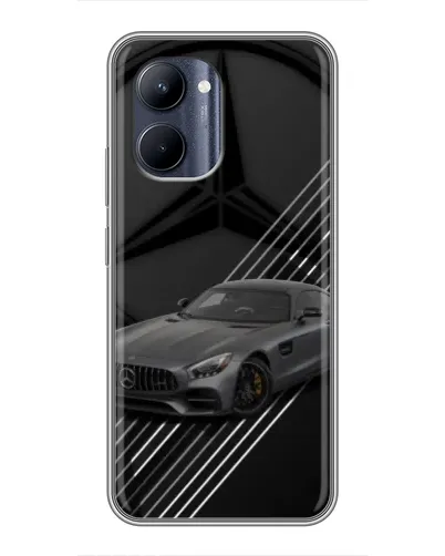 Чохол для Realme C33 з картинкою «Mercedes AMG — графіка»