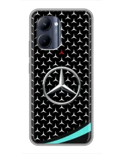 Чохол для Realme C33 з картинкою «Mercedes — бірюзовий акцент»