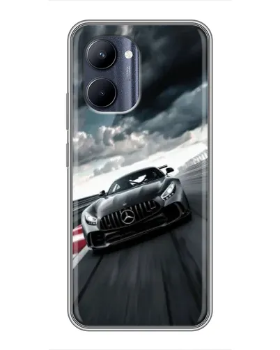 Чохол для Realme C33 з картинкою «Гоночний Mercedes AMG»