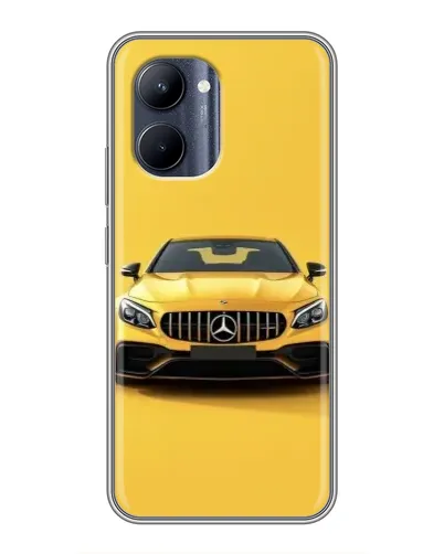 Чохол для Realme C33 з картинкою «Жовтий Mercedes GT»