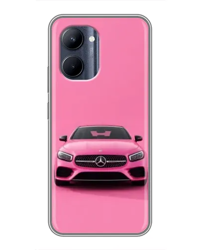 Чехол для Realme C33 с картинкой «Розовый Mercedes AMG» Чехол для Realme C33 с картинкой «Розовый Mercedes AMG»