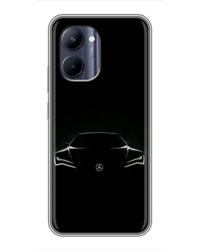 Чехол для Realme C33 с картинкой «Mercedes — силуэт авто» Чехол для Realme C33 с картинкой «Mercedes — силуэт авто»