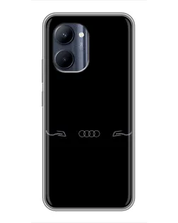 Чохол для Realme C33 з картинкою «Audi — світловий підпис»