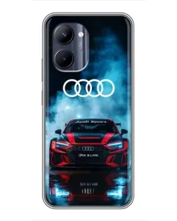 Чохол для Realme C33 з картинкою «Audi Sport — неон»