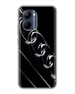 Чохол для Realme C33 з картинкою «Audi — абстрактні кільця»