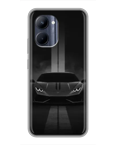 Чохол для Realme C33 з картинкою «Lamborghini симетрія доріг»