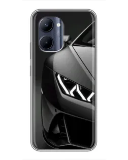 Чохол для Realme C33 з картинкою «Lamborghini фари деталізація»
