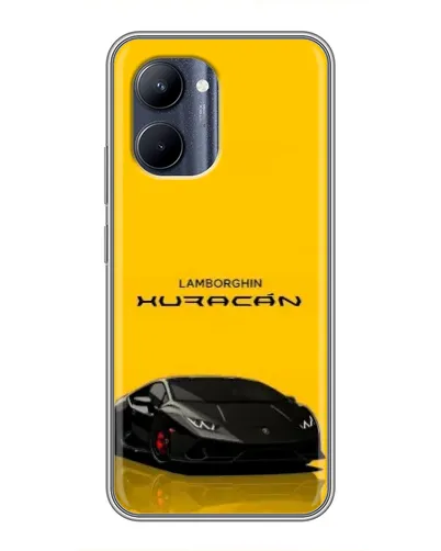 Чохол для Realme C33 з картинкою «Lamborghini Huracan чорний»