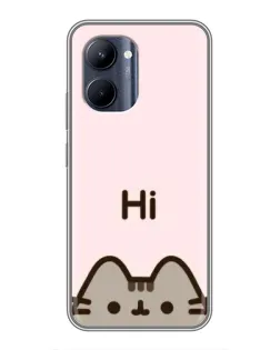 Чохол для Realme C33 з картинкою «Пушин каже Hi» Чохол для Realme C33 з картинкою «Пушин каже Hi»