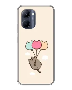 Чохол для Realme C33 з картинкою «Пушин на кульках» Чохол для Realme C33 з картинкою «Пушин на кульках»