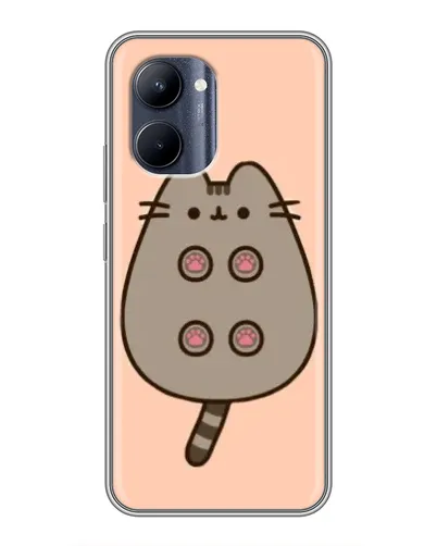 Чохол для Realme C33 з картинкою «Пушин пузиком догори» Чохол для Realme C33 з картинкою «Пушин пузиком догори»