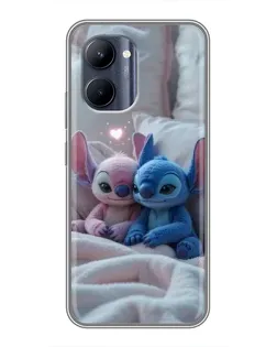 Чохол для Realme C33 з картинкою «Плюшеві Стіч Ангел»
