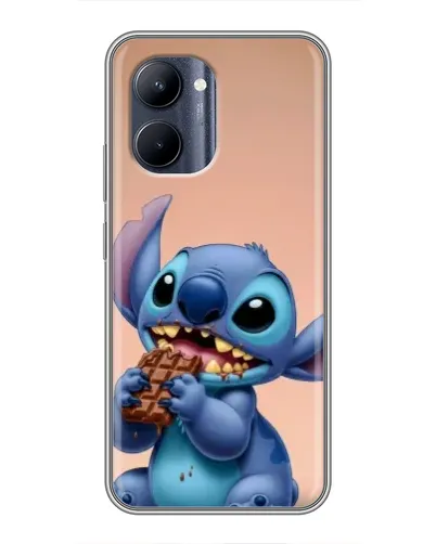 Чохол для Realme C33 з картинкою «Стіч їсть шоколад» Чохол для Realme C33 з картинкою «Стіч їсть шоколад»