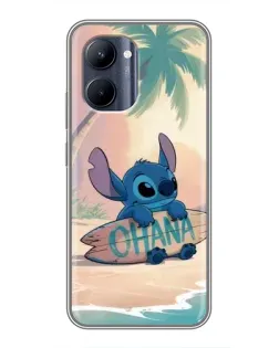 Чохол для Realme C33 з картинкою «Стіч на серфі»