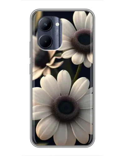 Чохол для Realme C33 з картинкою «Білі маргаритки макро» Чохол для Realme C33 з картинкою «Білі маргаритки макро»