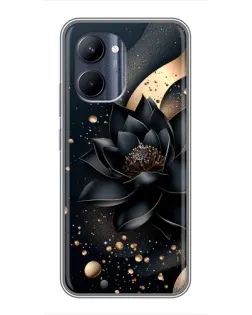 Чохол для Realme C33 з картинкою «Чорний лотос»