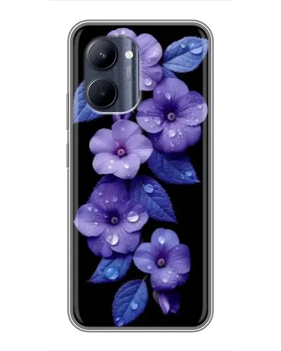Чохол для Realme C33 з картинкою «Фіолетові квіти з росою» Чохол для Realme C33 з картинкою «Фіолетові квіти з росою»
