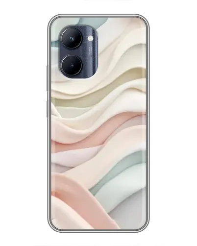 Чехол для Realme C33 с картинкой «Пастельные нежные волны» Чехол для Realme C33 с картинкой «Пастельные нежные волны»
