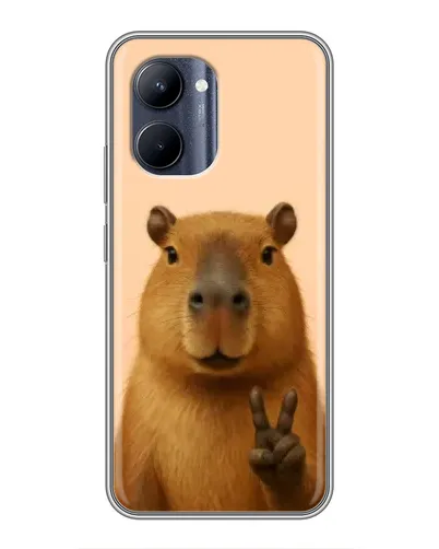Чохол для Realme C33 з картинкою «Капібара вікторія»