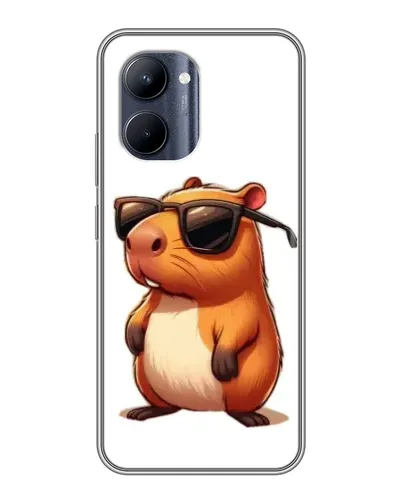 Чохол для Realme C33 з картинкою «Капібара в окулярах»