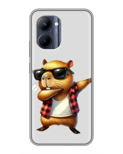 Чохол для Realme C33 з картинкою «Капібара репер даб»