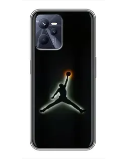 Чехол для Realme C35 с картинкой «Jordan Gradient Logo» Чехол для Realme C35 с картинкой «Jordan Gradient Logo»