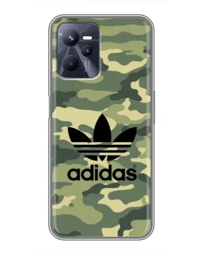 Чехол для Realme C35 с картинкой «Милитари стиль Adidas» Чехол для Realme C35 с картинкой «Милитари стиль Adidas»