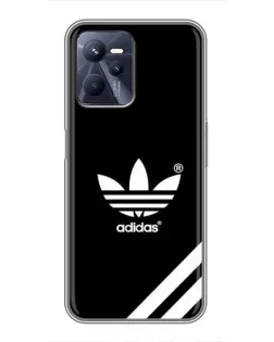 Чехол для Realme C35 с картинкой «Adidas с диагональными полосами»
