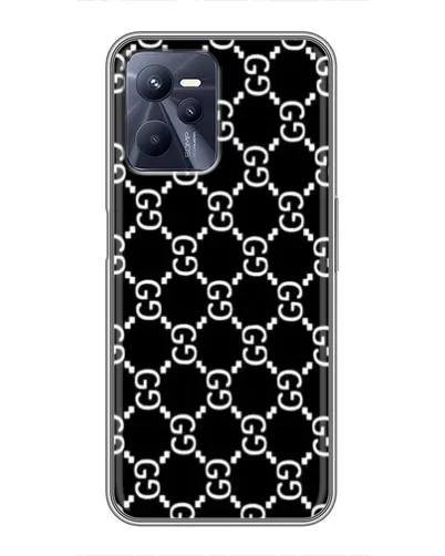 Чехол для Realme C35 с картинкой «Gucci — сетчатый паттерн»