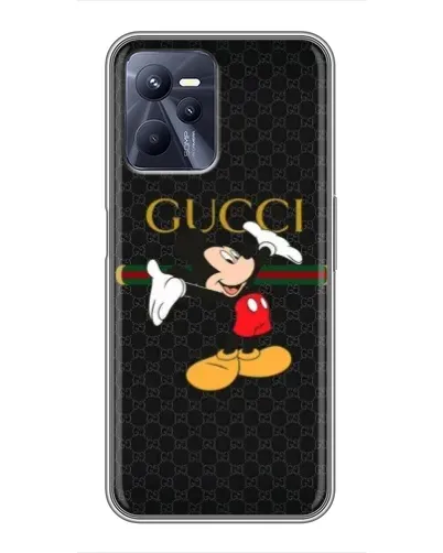 Чехол для Realme C35 с картинкой «Микки Маус Gucci»