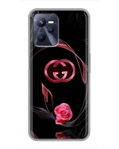 Чехол для Realme C35 с картинкой «Gucci — неоновая роза»