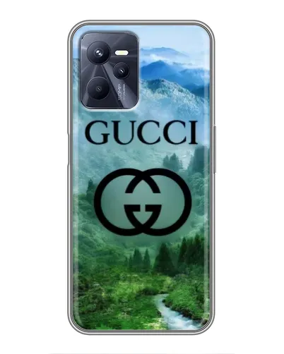 Чехол для Realme C35 с картинкой «Gucci — горный пейзаж»