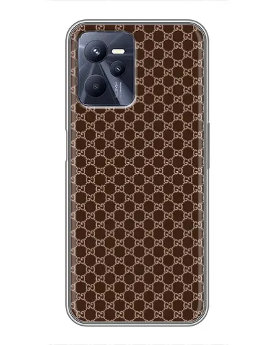 Чехол для Realme C35 с картинкой «Gucci — шоколадная сетка» Чехол для Realme C35 с картинкой «Gucci — шоколадная сетка»