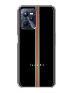 Чехол для Realme C35 с картинкой «Gucci — строгая линия»
