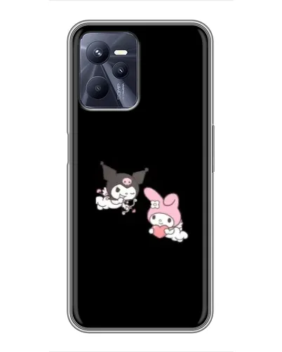 Чехол для Realme C35 с картинкой «My Melody и Kuromi»