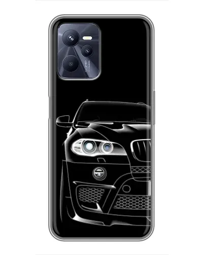 Чехол для Realme C35 с картинкой «Темный силуэт BMW» Чехол для Realme C35 с картинкой «Темный силуэт BMW»