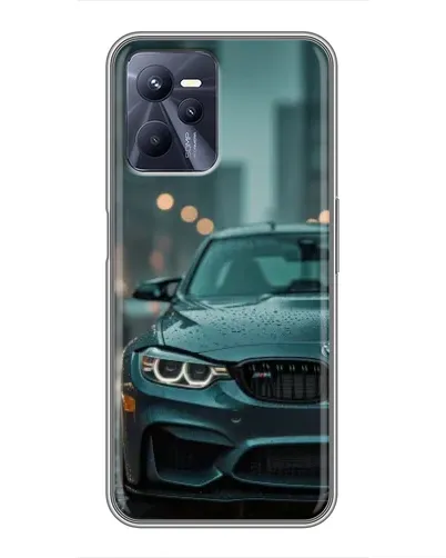 Чехол для Realme C35 с картинкой «BMW в огнях города» Чехол для Realme C35 с картинкой «BMW в огнях города»