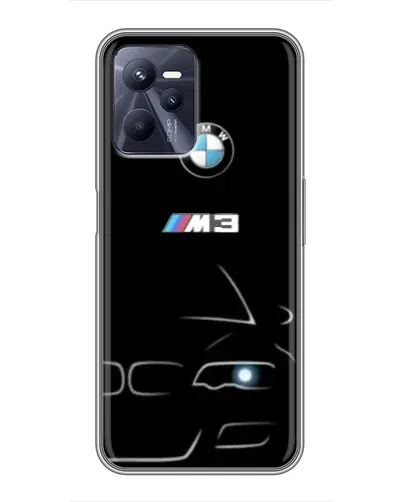Чехол для Realme C35 с картинкой «Минималистичный принт BMW M3» Чехол для Realme C35 с картинкой «Минималистичный принт BMW M3»