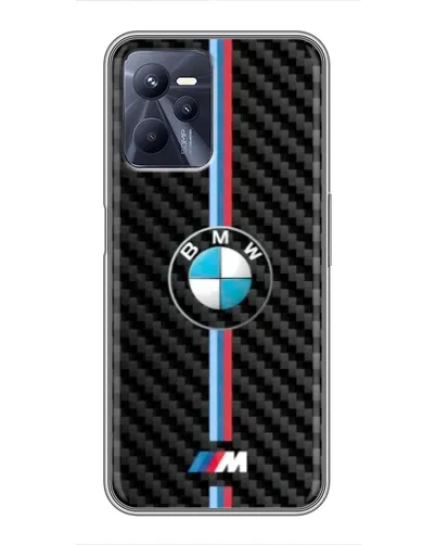 Чехол для Realme C35 с картинкой «Эмблема BMW и карбон» Чехол для Realme C35 с картинкой «Эмблема BMW и карбон»