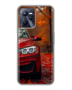 Чехол для Realme C35 с картинкой «Осенняя BMW M4»