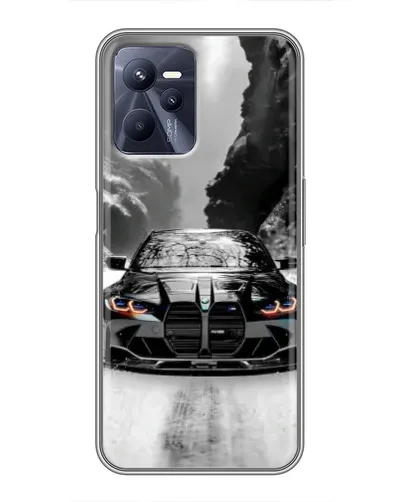 Чехол для Realme C35 с картинкой «BMW — акварельный дрифт» Чехол для Realme C35 с картинкой «BMW — акварельный дрифт»
