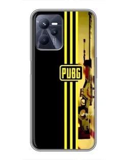 Чохол для Realme C35 з картинкою «PUBG — камуфляжний шолом»