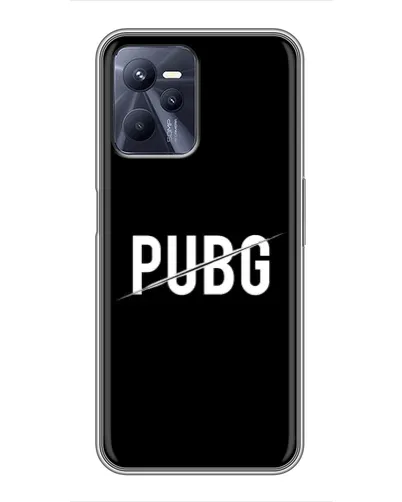 Чохол для Realme C35 з картинкою «PUBG — білий логотип» Чохол для Realme C35 з картинкою «PUBG — білий логотип»