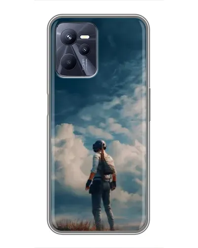 Чохол для Realme C35 з картинкою «Герой PUBG на скелі» Чохол для Realme C35 з картинкою «Герой PUBG на скелі»