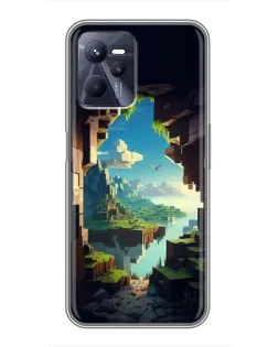 Чохол для Realme C35 з картинкою «Вид з печери»