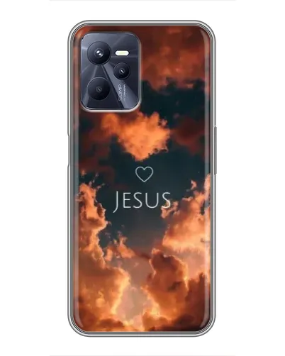 Чехол для Realme C35 с картинкой «Сияние Имени Jesus»
