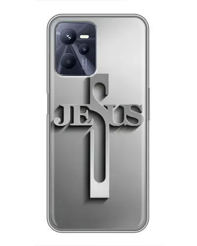 Чехол для Realme C35 с картинкой «Металлический крест Jesus» Чехол для Realme C35 с картинкой «Металлический крест Jesus»