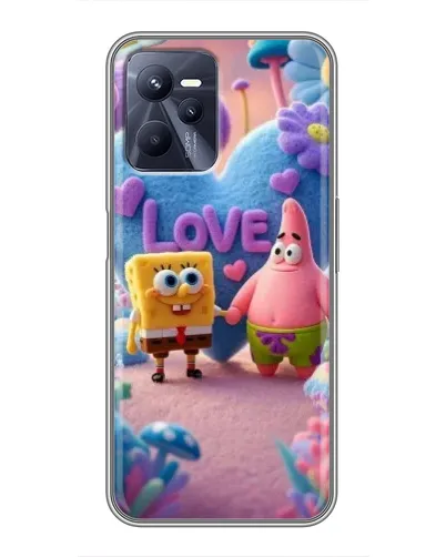 Чехол для Realme C35 с картинкой «Губка Боб Патрик»